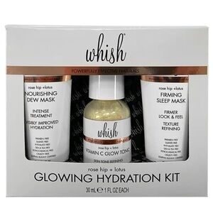 WHISH 5 MINUTE GLOWING HYDRATION FACIAL KIT (NEW WITH TAGS)